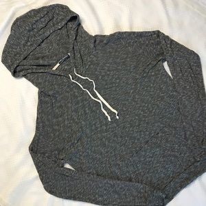 brandy melville striped oversized hoodie